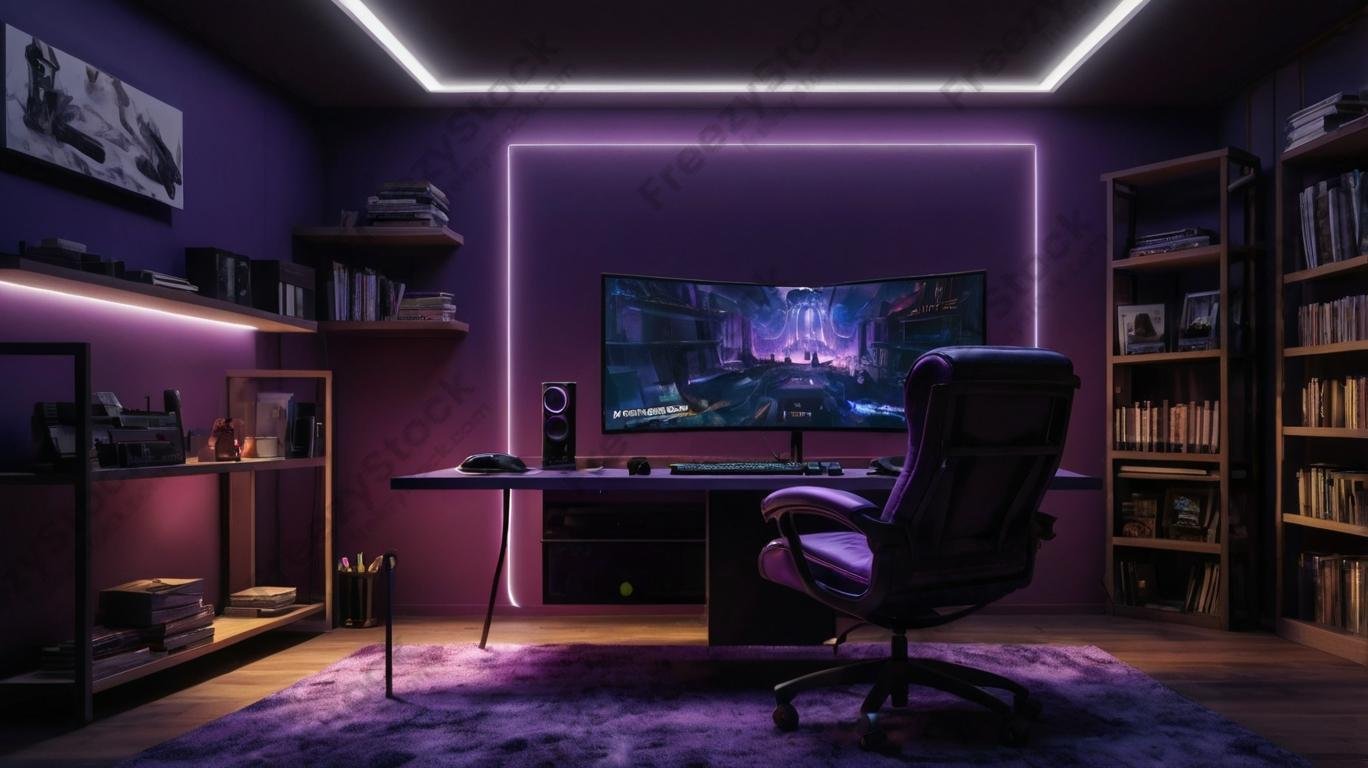 Download Free Gaming setup room loading=