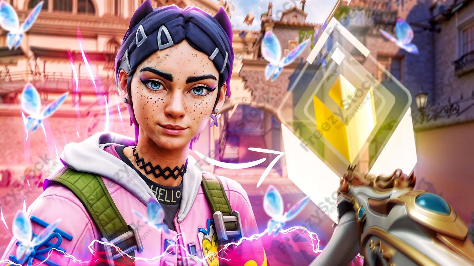 Download Free 4k Valorant Gaming Thumbnail loading=