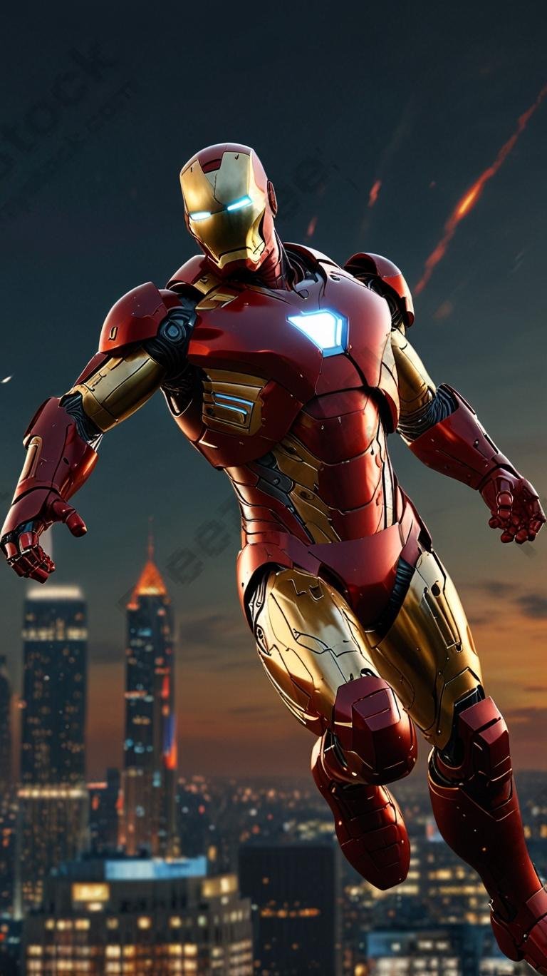 Iron man mobile wallpaper - Free stock photo by D3F4ULT .
