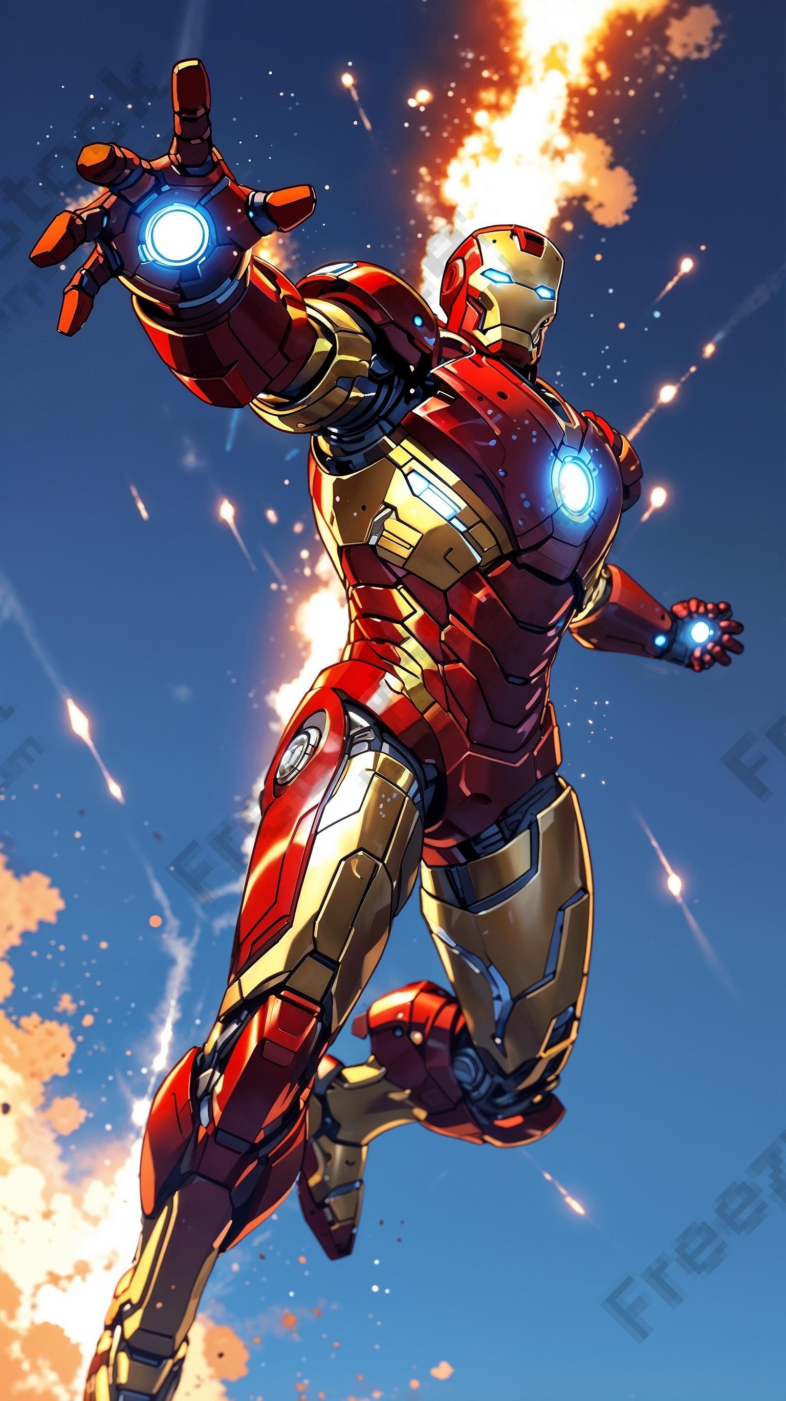 Download Free Iron man mobile 4k wallpaper loading=