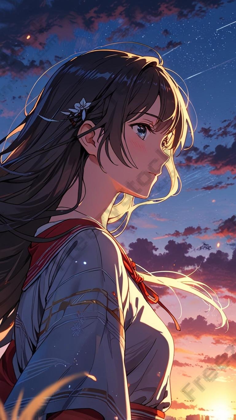 Download Free Anime girl wallpaper loading=