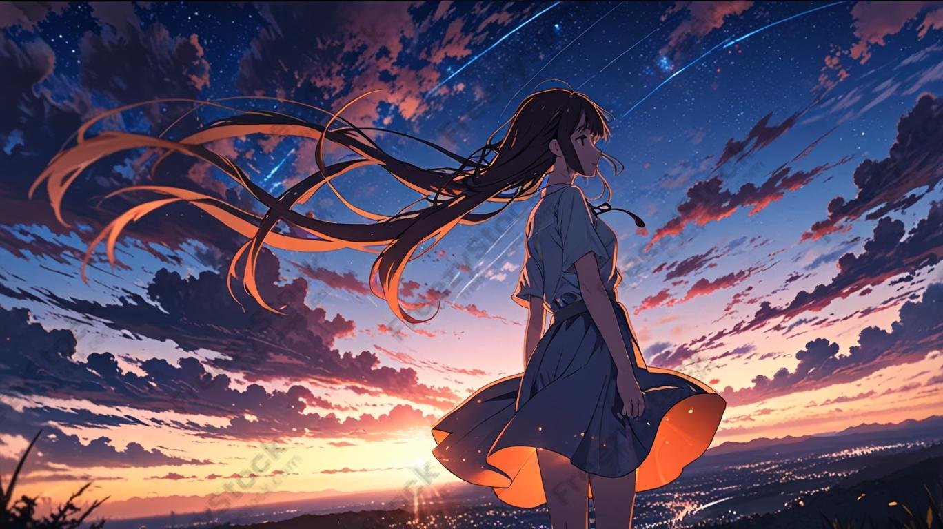 Download Free Anime girl wallpaper loading=