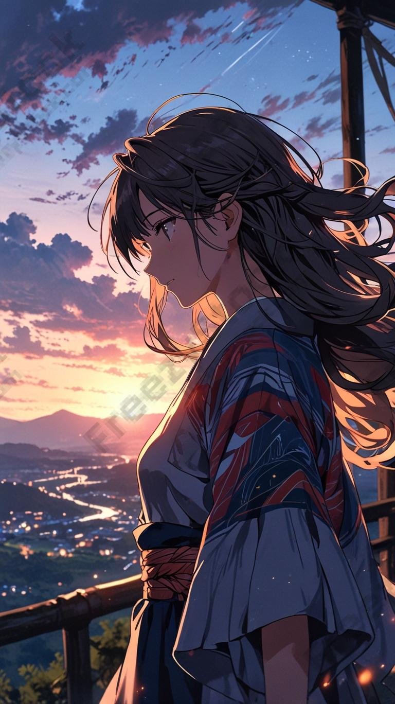 Download Free Anime girl wallpaper for mobile