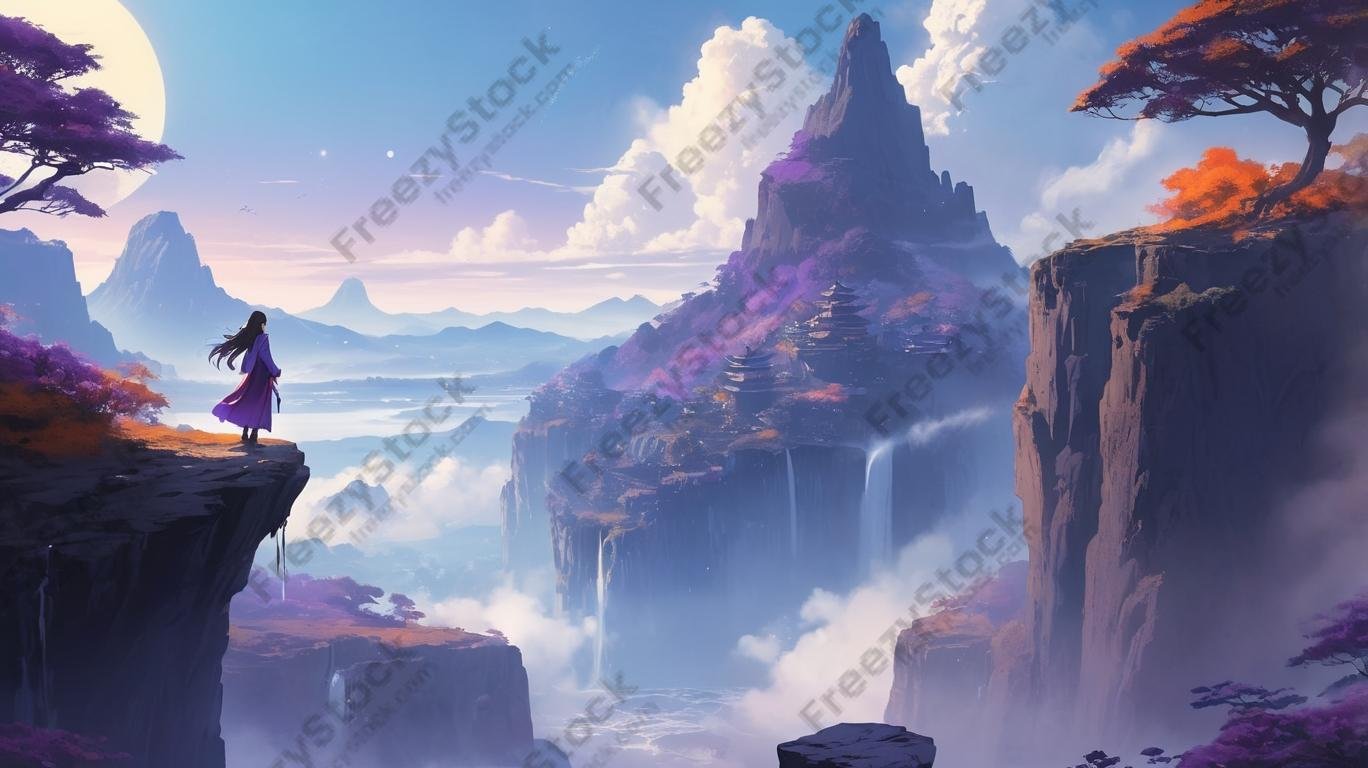 Download Free Anime nature wallpaper loading=