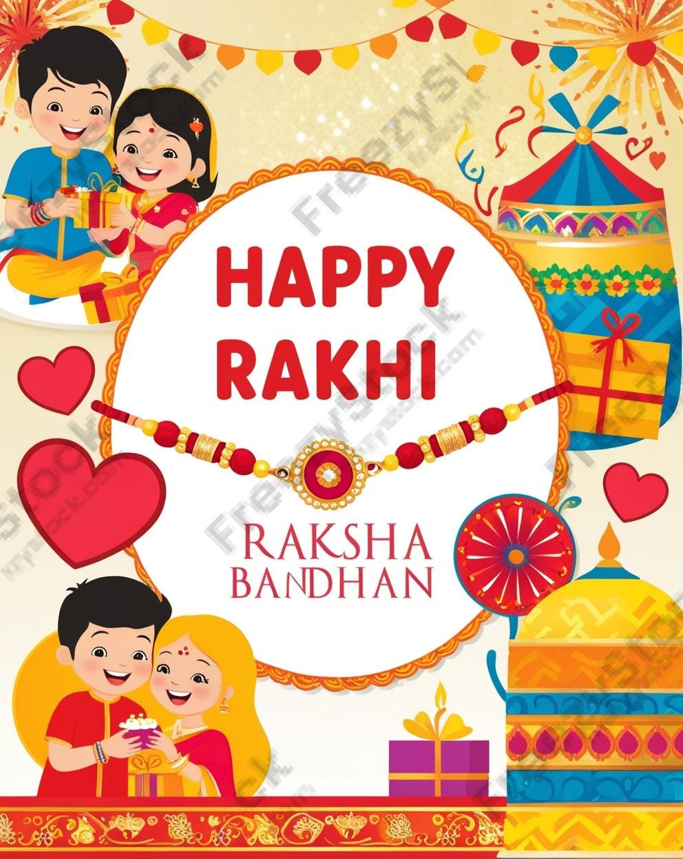 Download Free Happy Rakhi wishes 2024 loading=