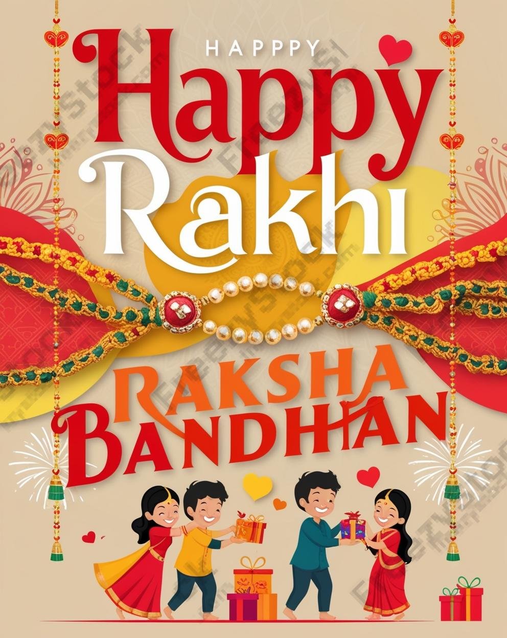 Download Free Happy Rakshabandhan 2024 loading=