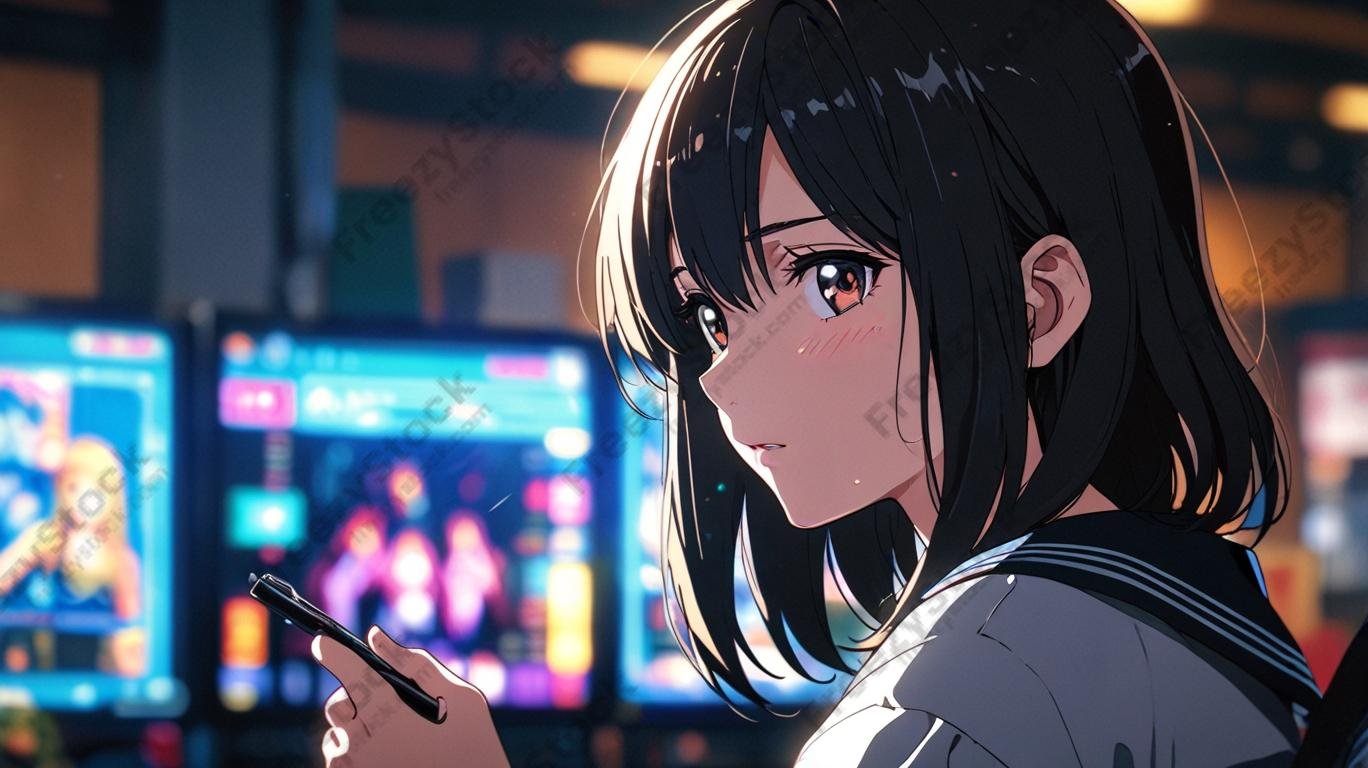 Download Free anime girl wallpaper loading=