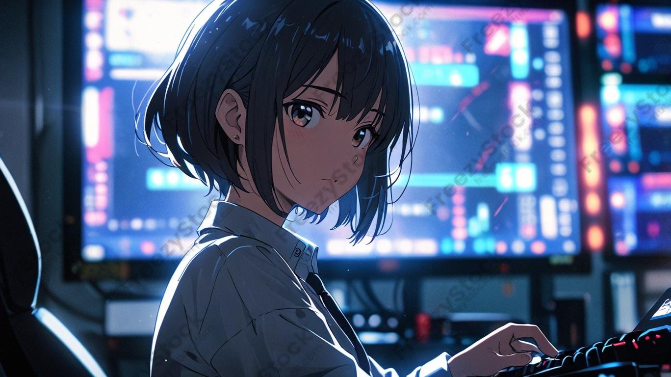 Download Free anime girl wallpaper loading=