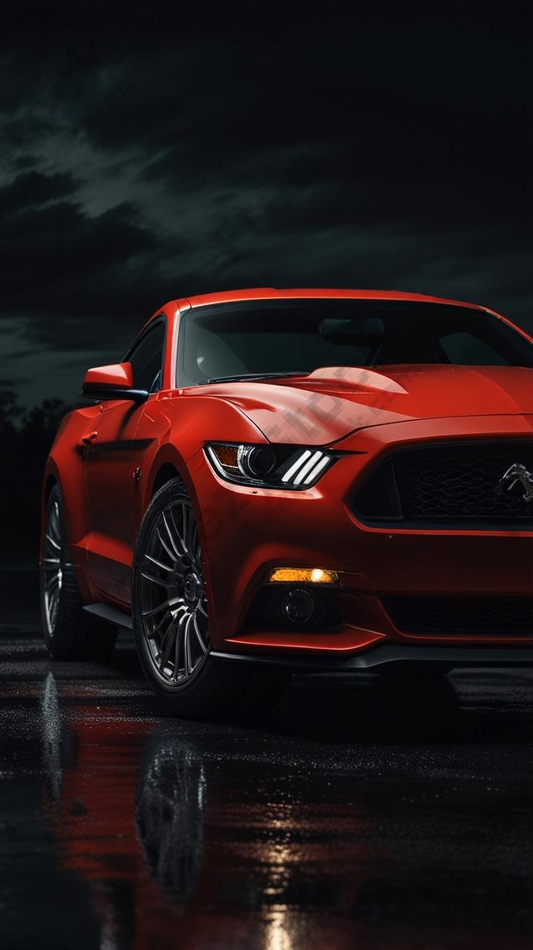 Download Free Mustang dark wallpaper loading=