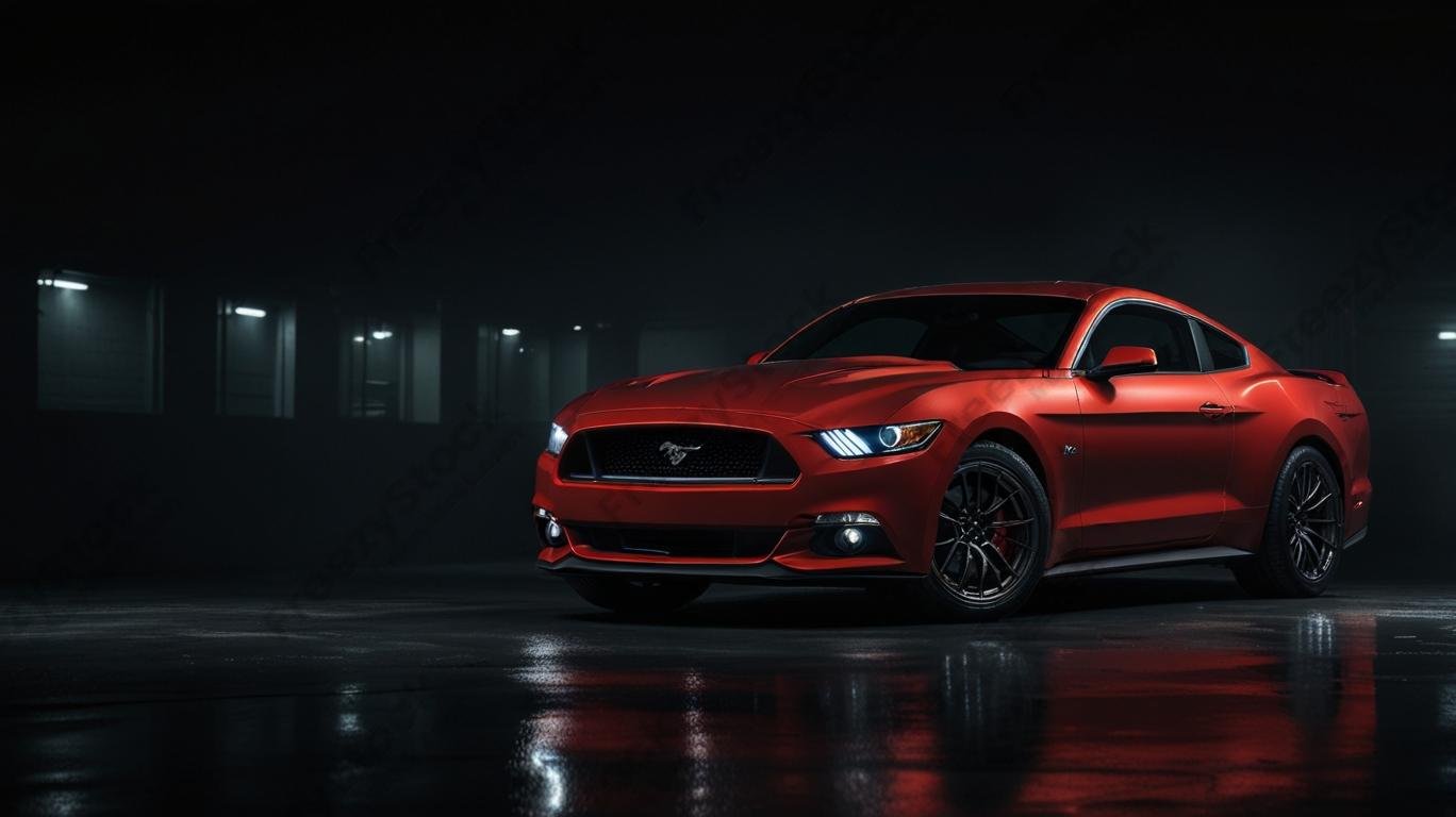Download Free Ford Mustang dark wallpaper loading=