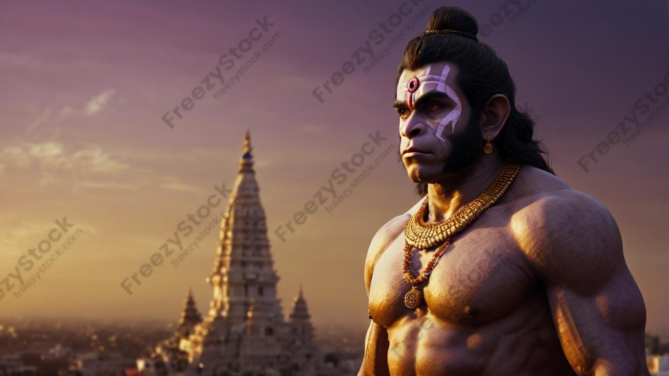 Download Free Coolest hanuman wallpaper loading=