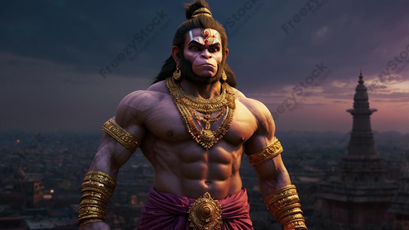 Download Free Attractive iPhone Hanuman wallpapers loading=