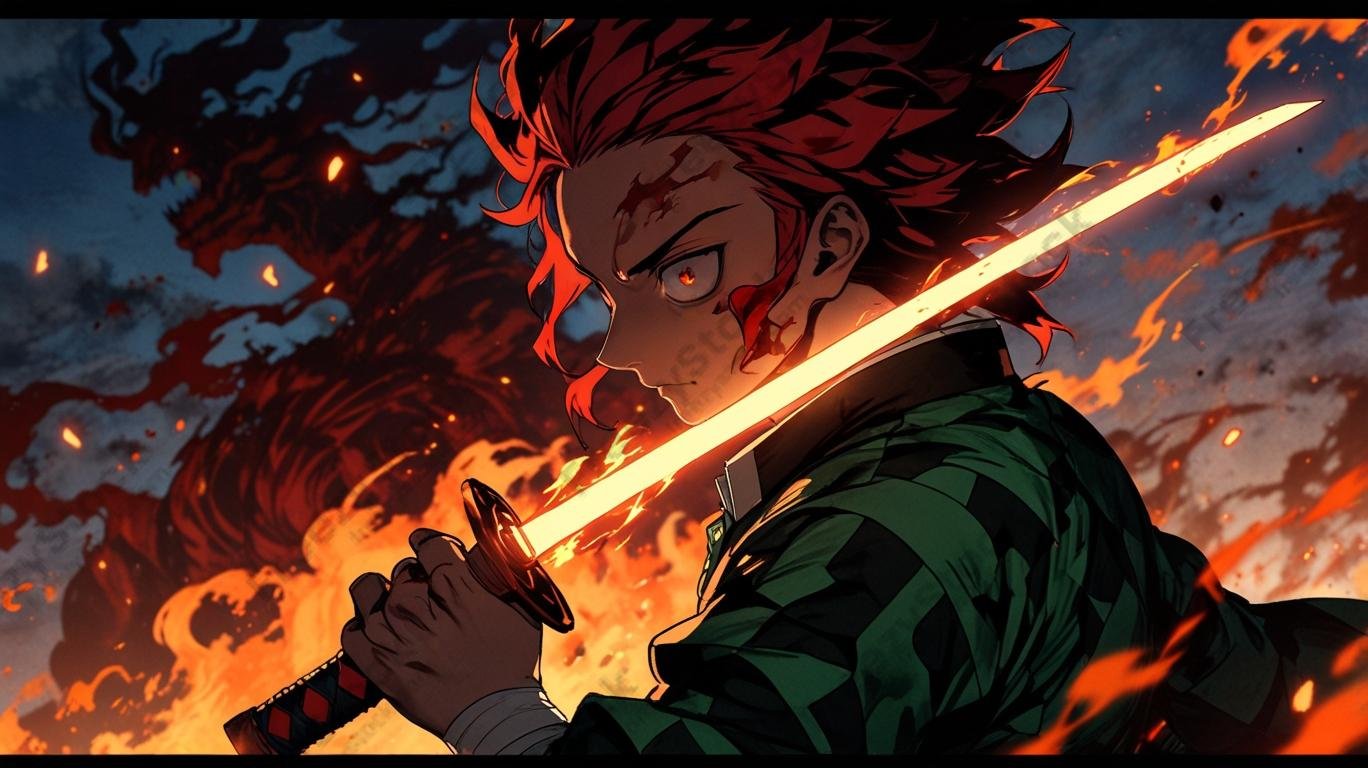 Download Free Demon Slayer anime wallpaper 4k loading=