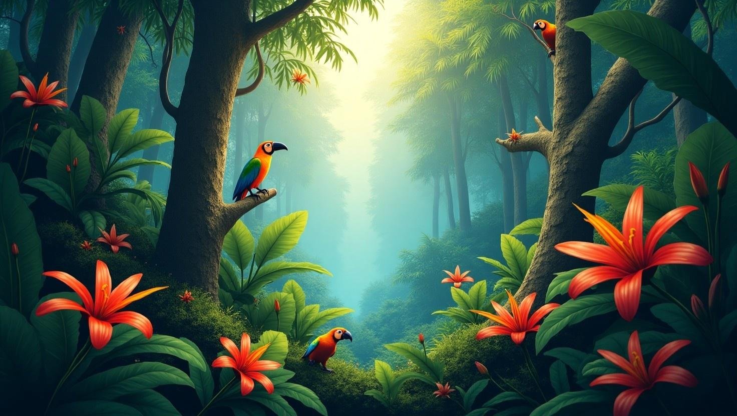 Download Free Tropical Wallpaper For Dekstop