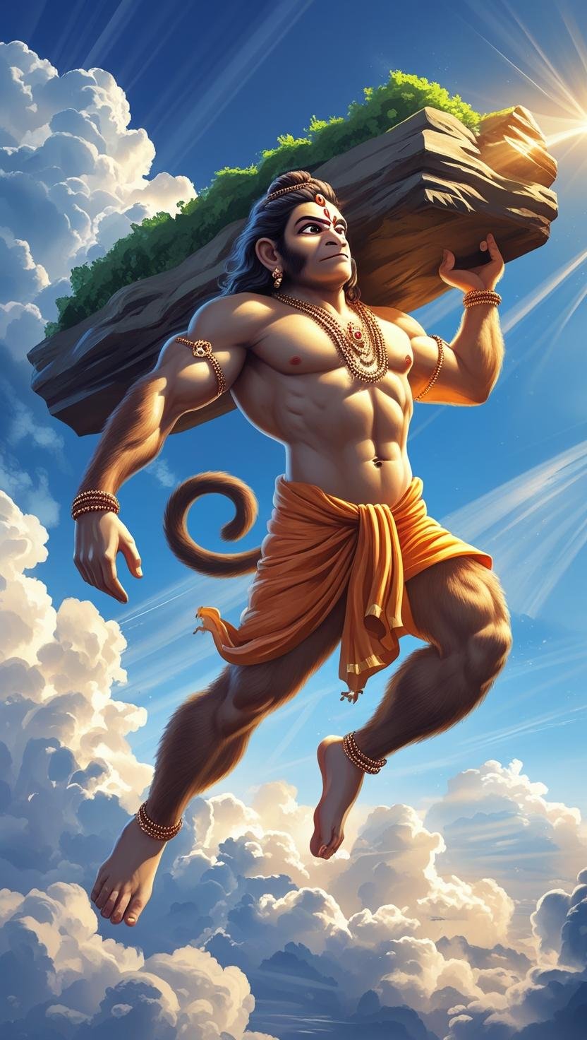 Download Free Lord Hanuman artwork loading=