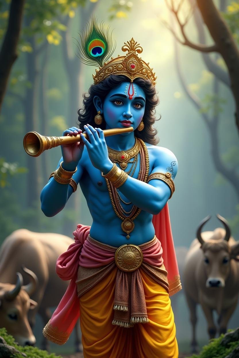 Download Free Krishna Wallpaper Mobile loading=