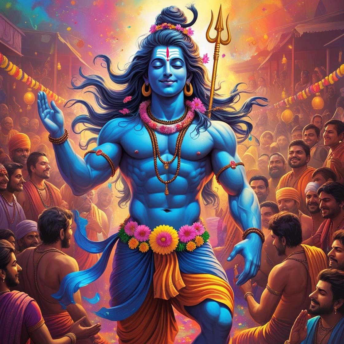 Download Free Mahakal Good Morning Wallpaper loading=