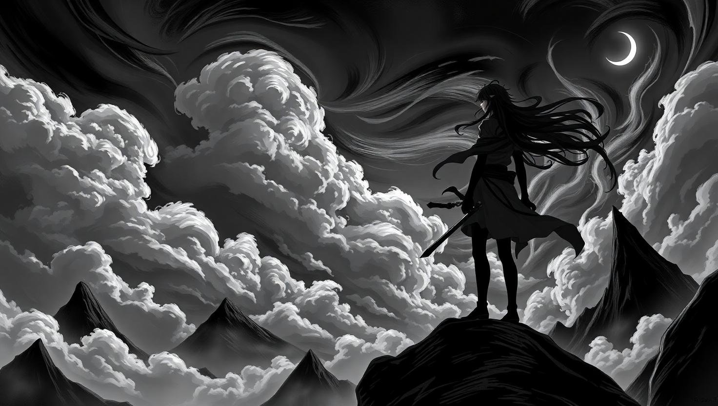 Download Free Free Black and white wallpaper loading=