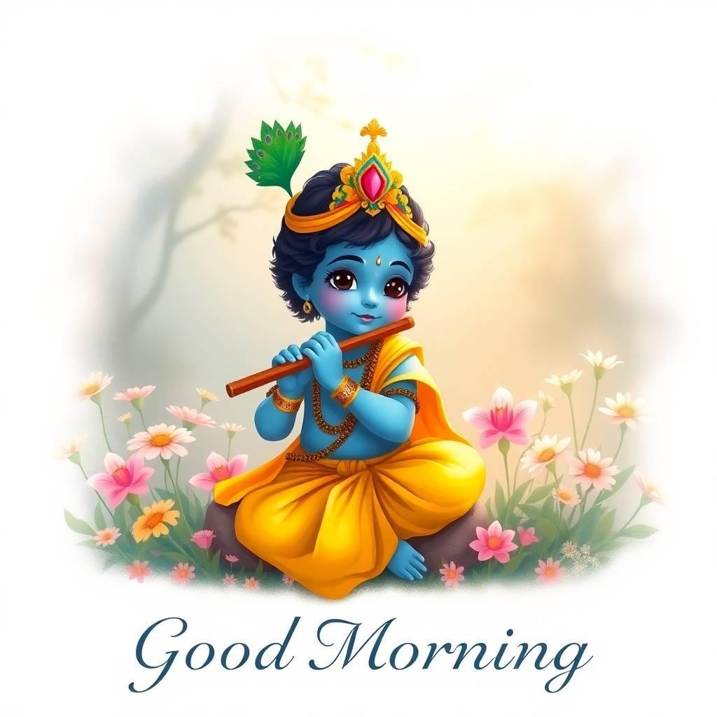 Download Free Radha krishna good morning images