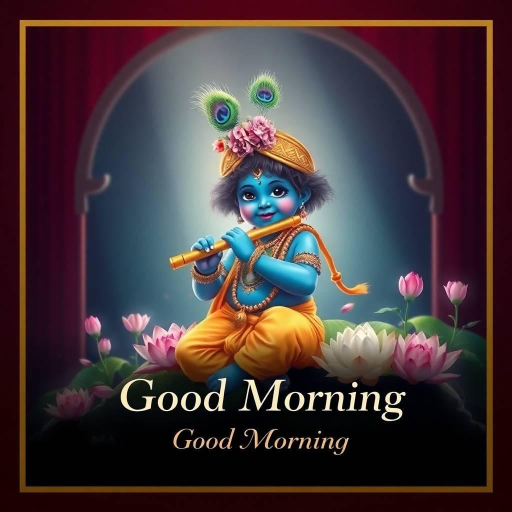 Download Free Radha krishna good morning images