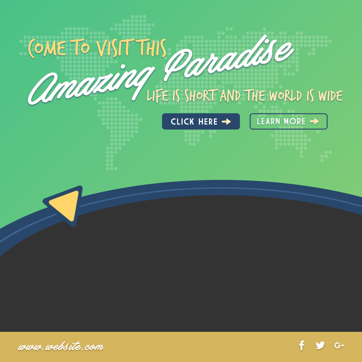 Download Free Travel Social Media Post Template loading=
