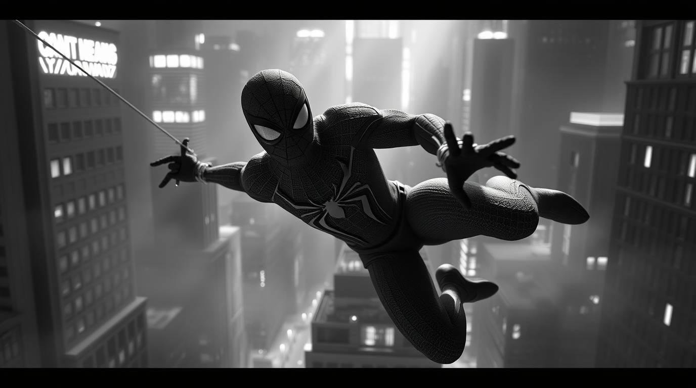 Download Free Black Spider-Man Wallpaper for desktop
