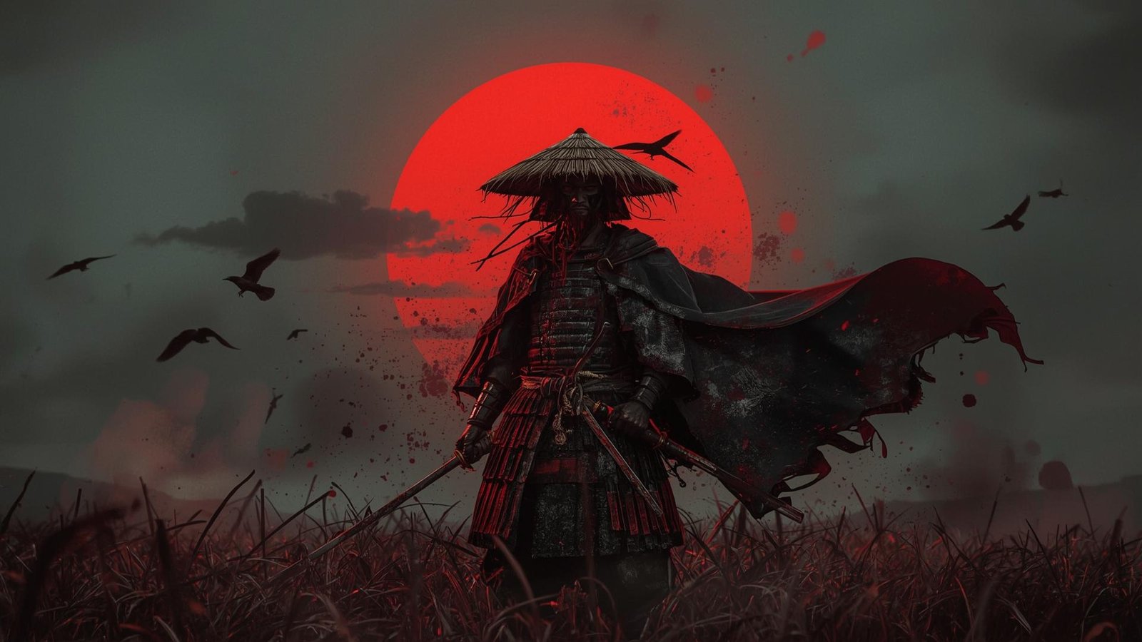 Download Free Dark Samurai Wallpaper loading=