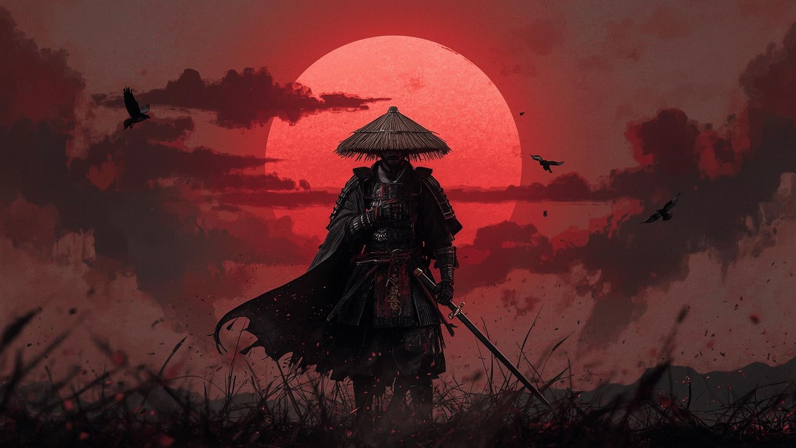 Download Free Dark Samurai Wallpaper loading=