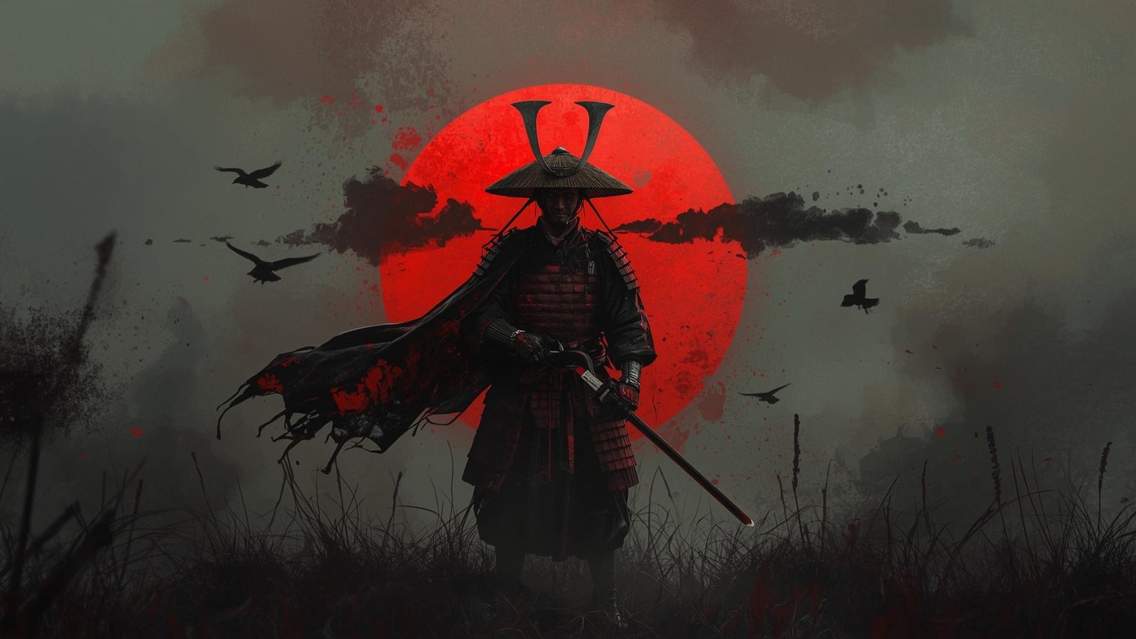Download Free Dark Samurai Wallpaper loading=