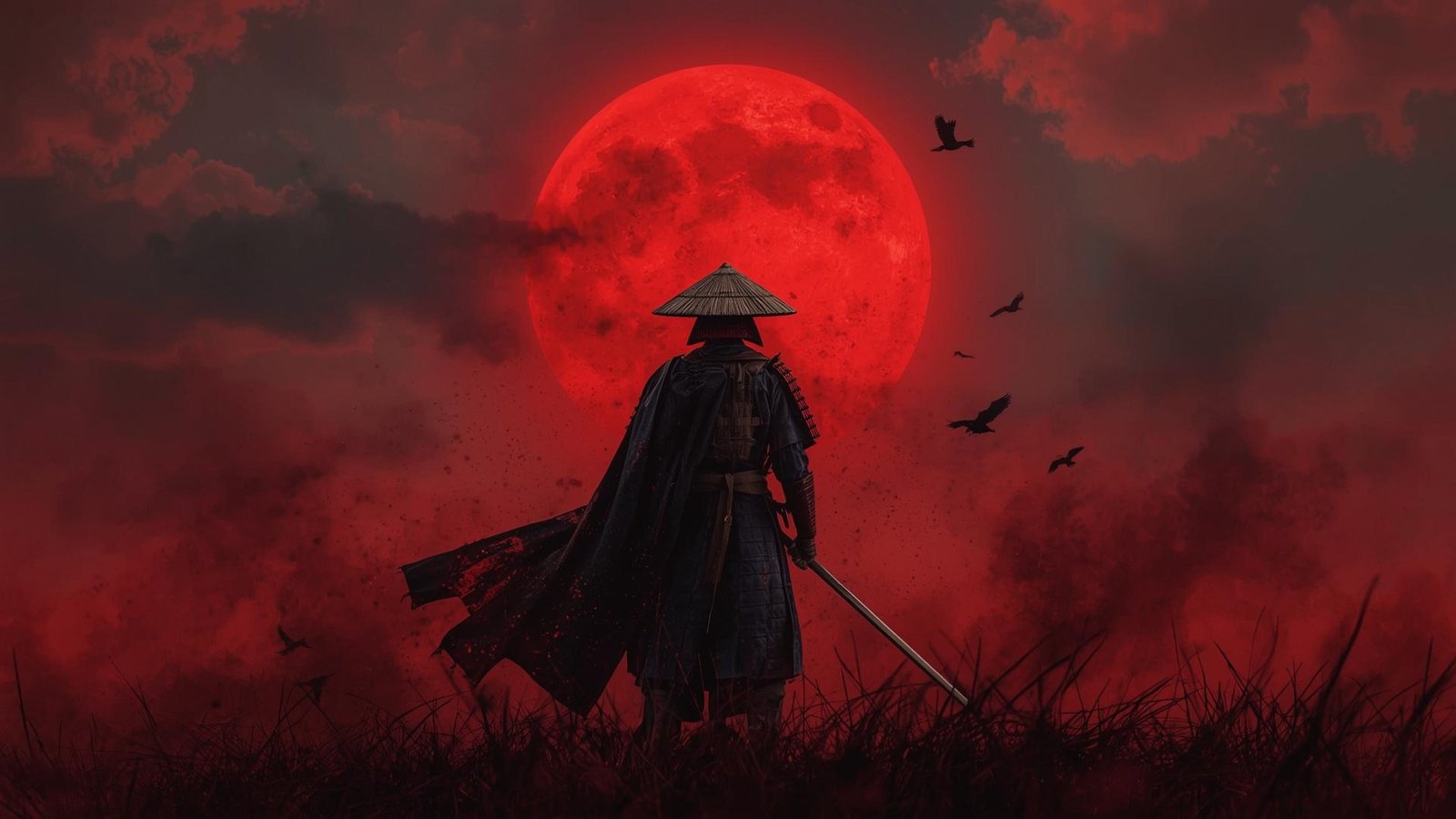 Download Free Dark Samurai Wallpaper 4k loading=