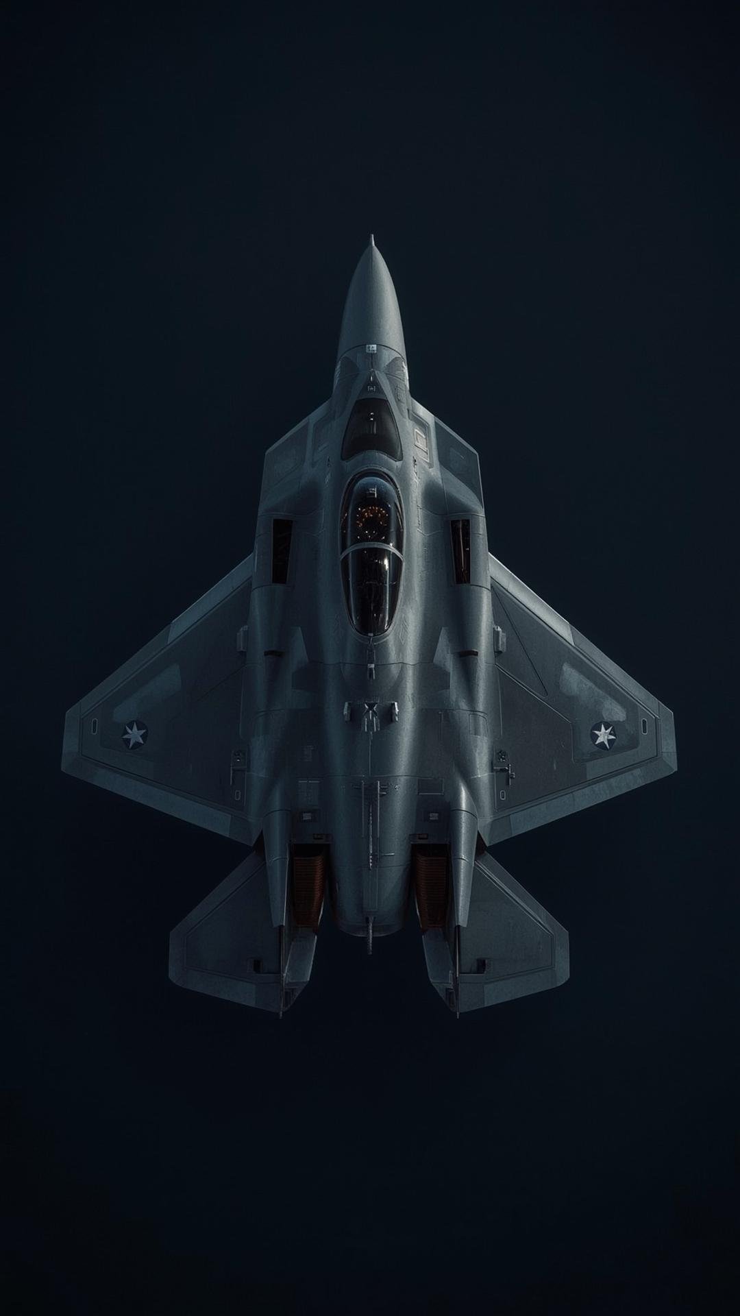 Download Free Fighter Jet Black Background Mobile