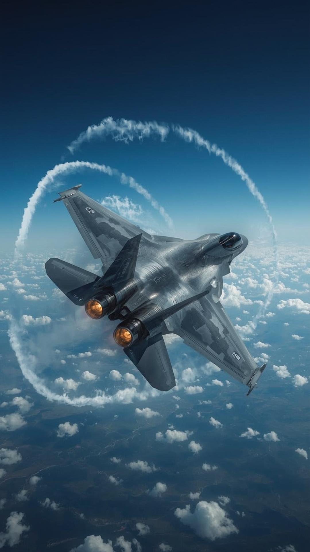 Download Free fighter jet aerial stunt wallpaper