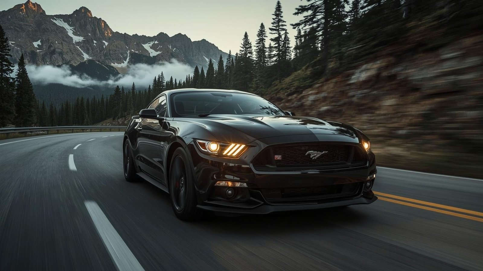 Download Free Black Mustang Lock Screen wallpaper