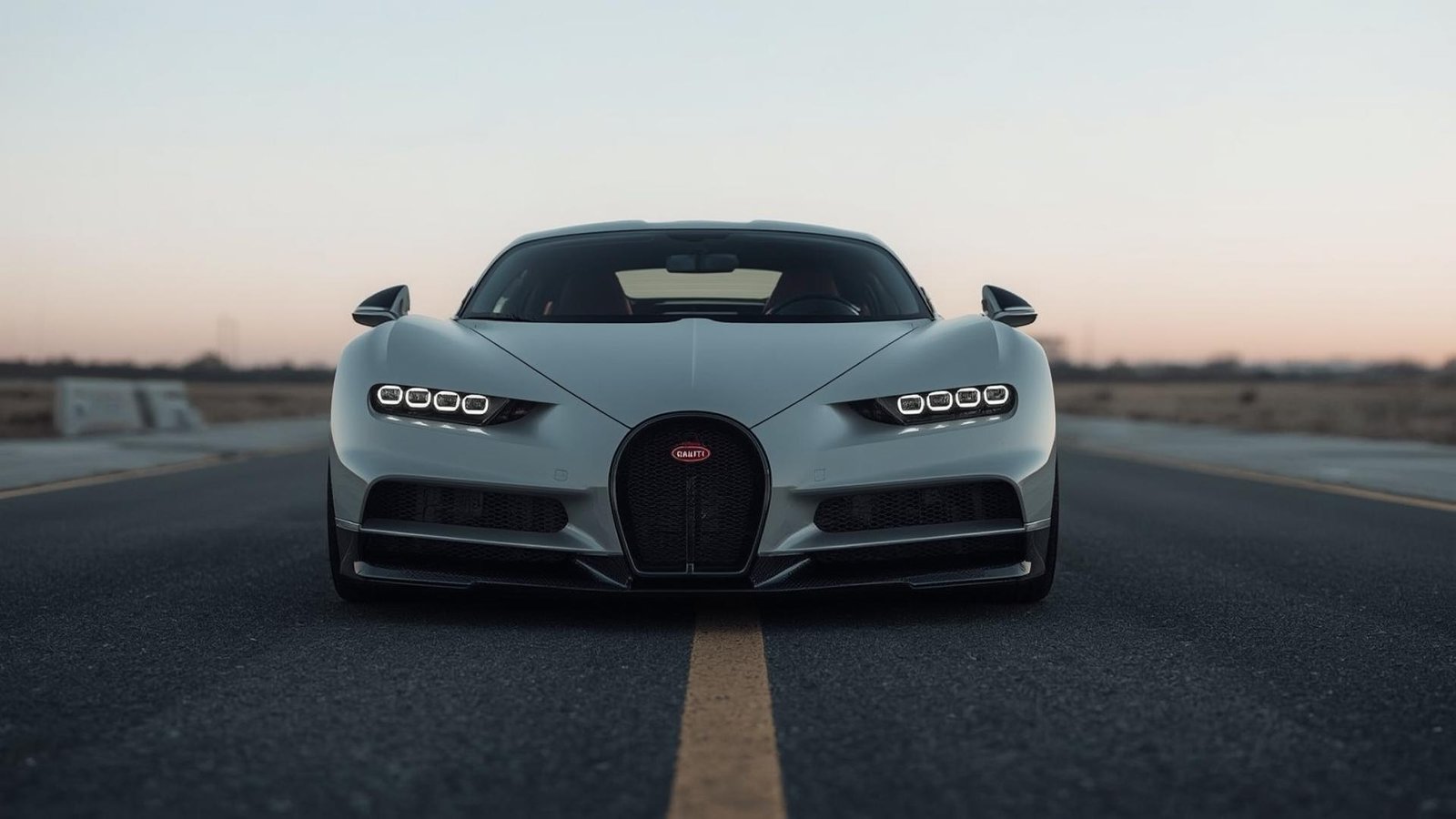 Download Free Bugatti Chiron Front View Wallpaper