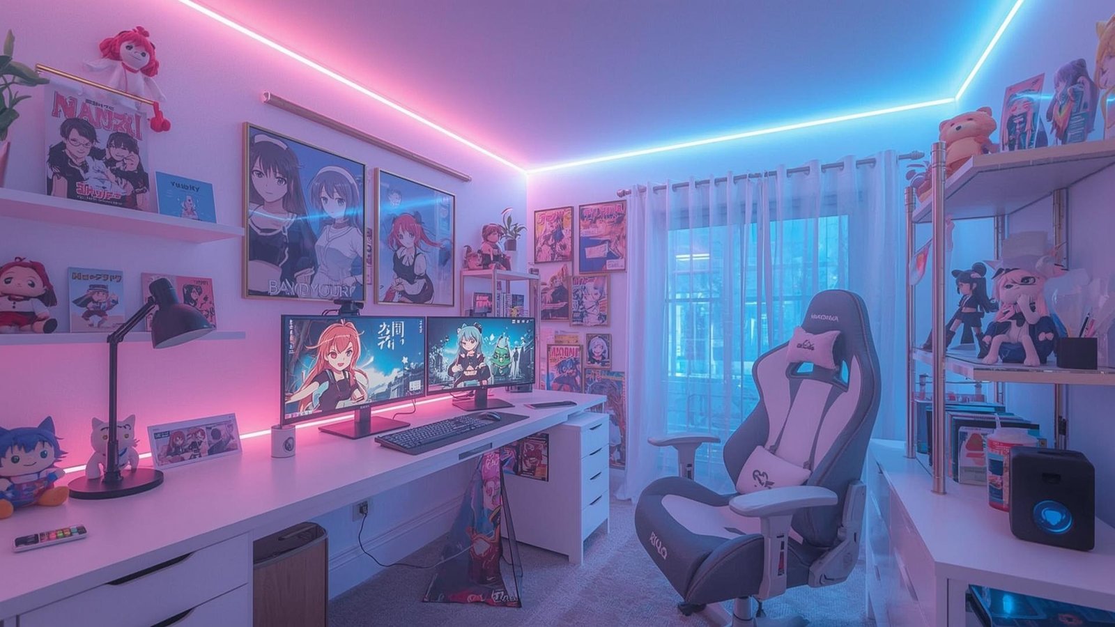 Download Free Anime Gaming Room Wallpaper Aesthetic
