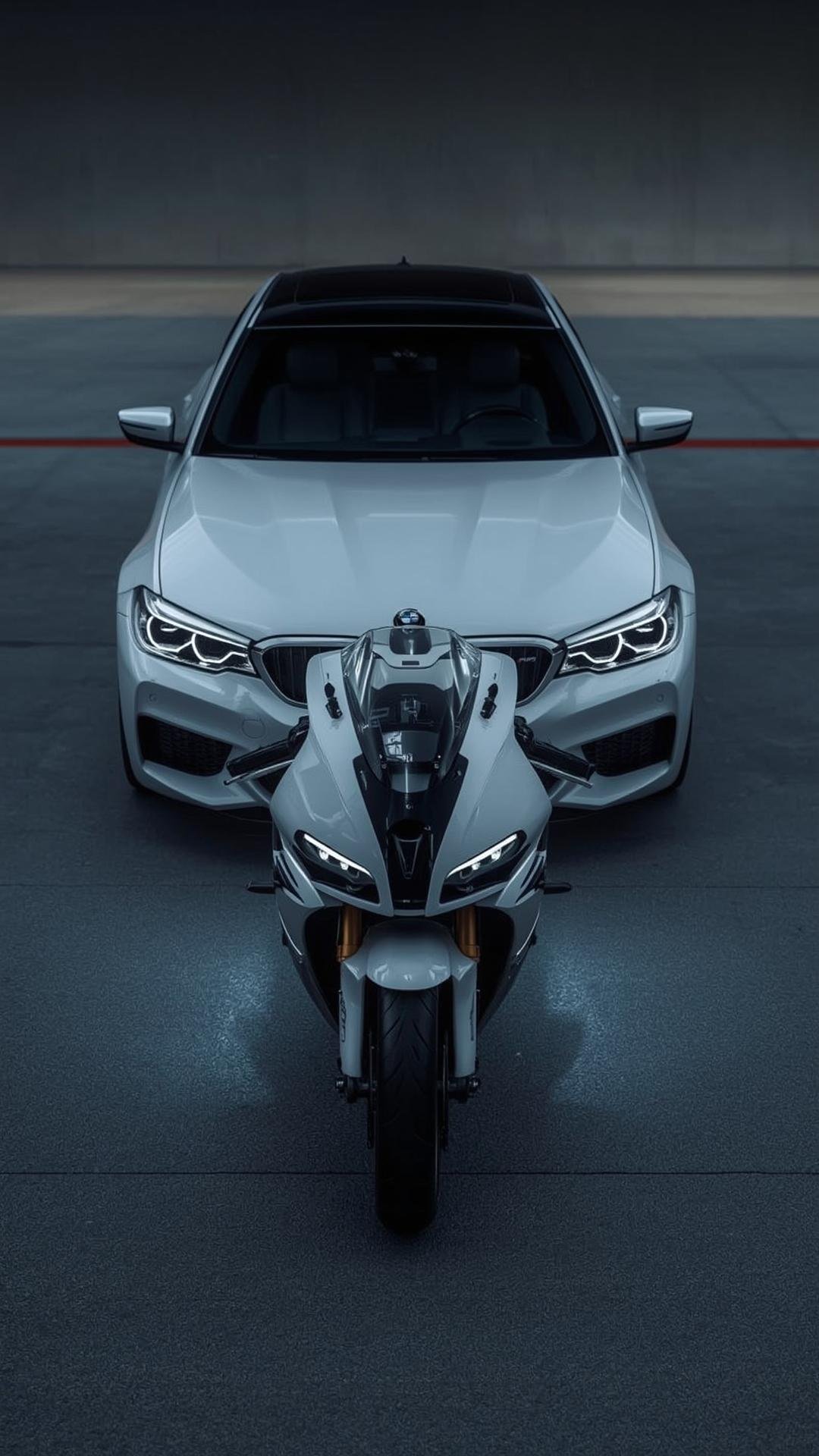 Download Free BMW S1000RR and M5 Wallpaper