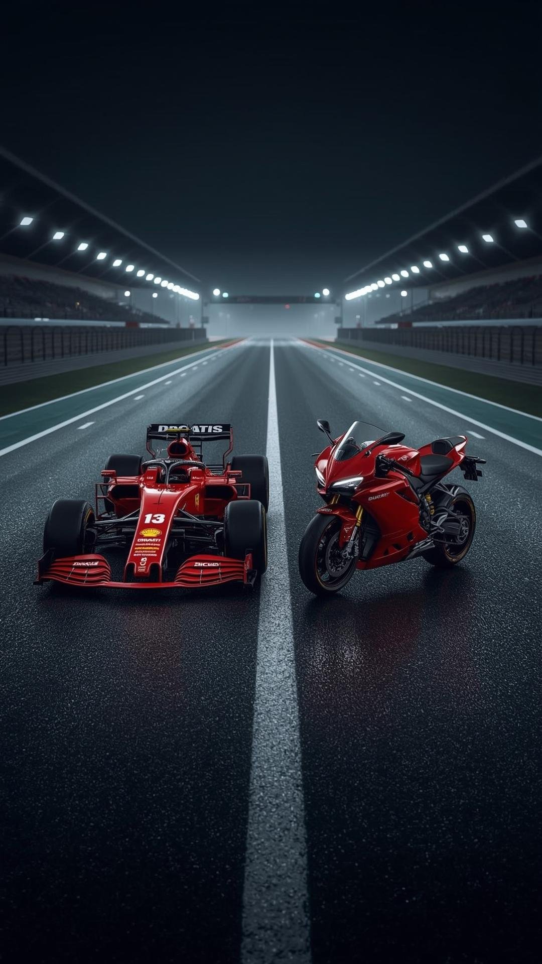 Download Free Car and Motorcycle Racing Duo