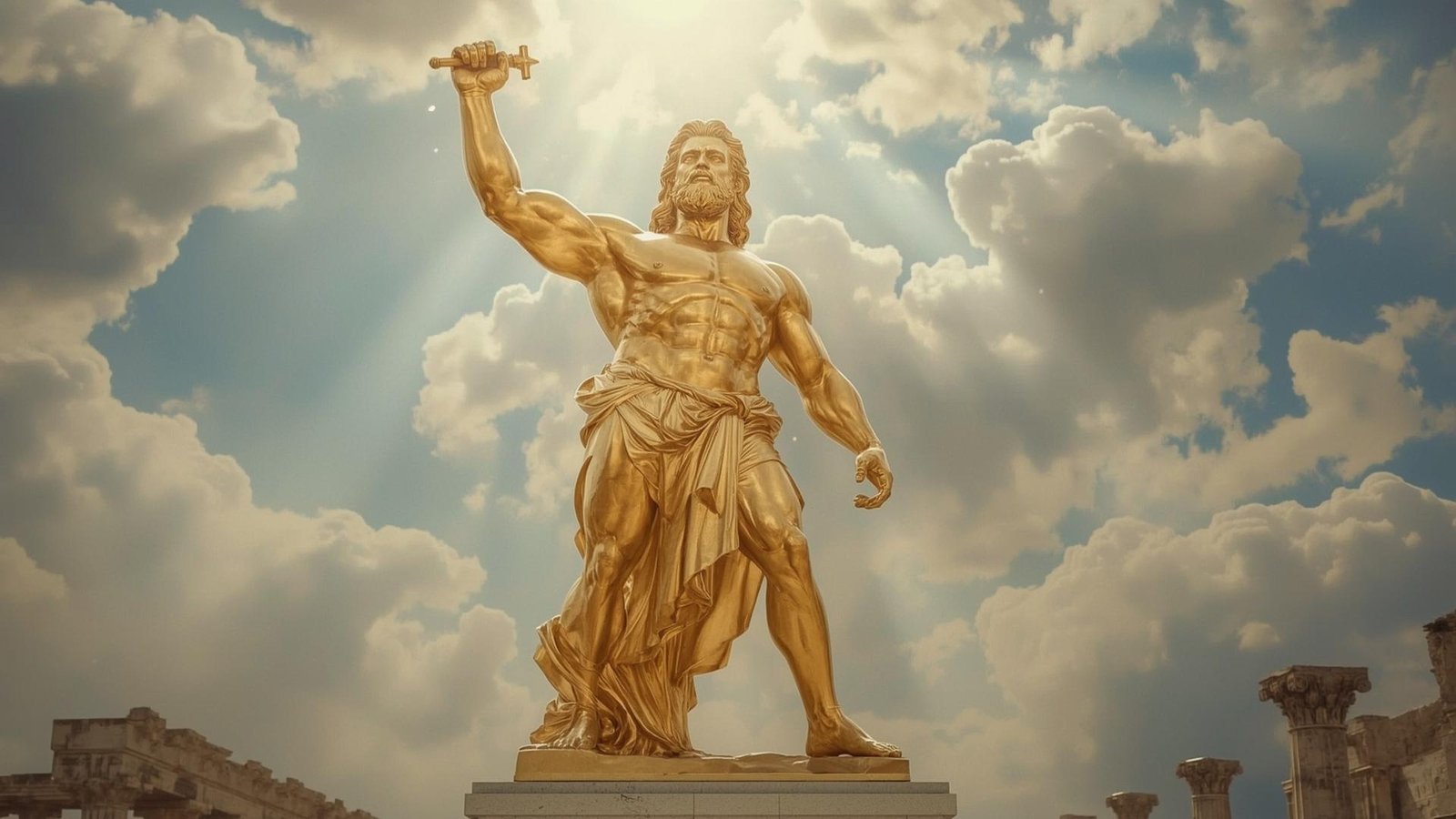 Download Free Zeus Commanding Olympus Wallpaper