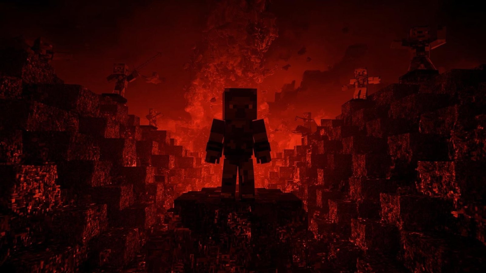 Download Free Atmospheric Minecraft Pixel Art