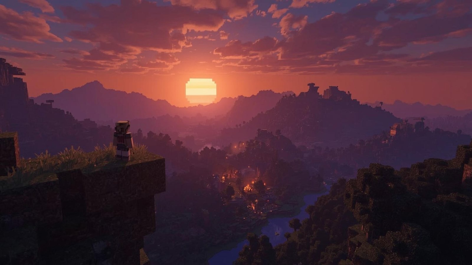 Download Free Clean Minecraft Pixel Wallpaper