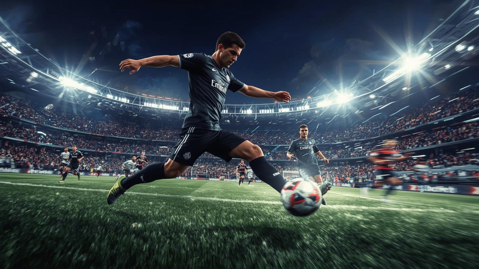 Download Free Energetic FIFA Action Poster