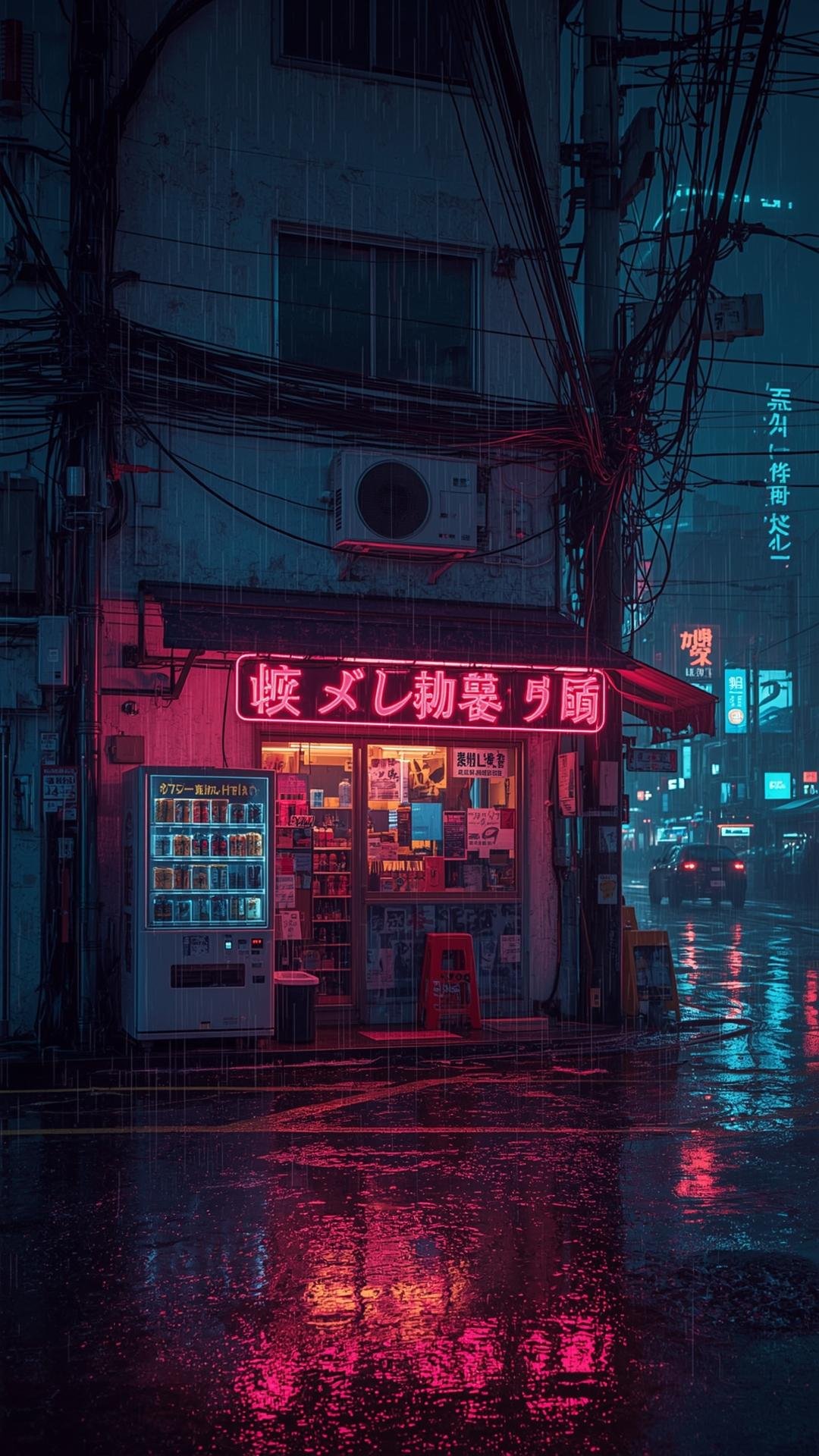 Download Free Anime Shop Mobile Wallpaper
