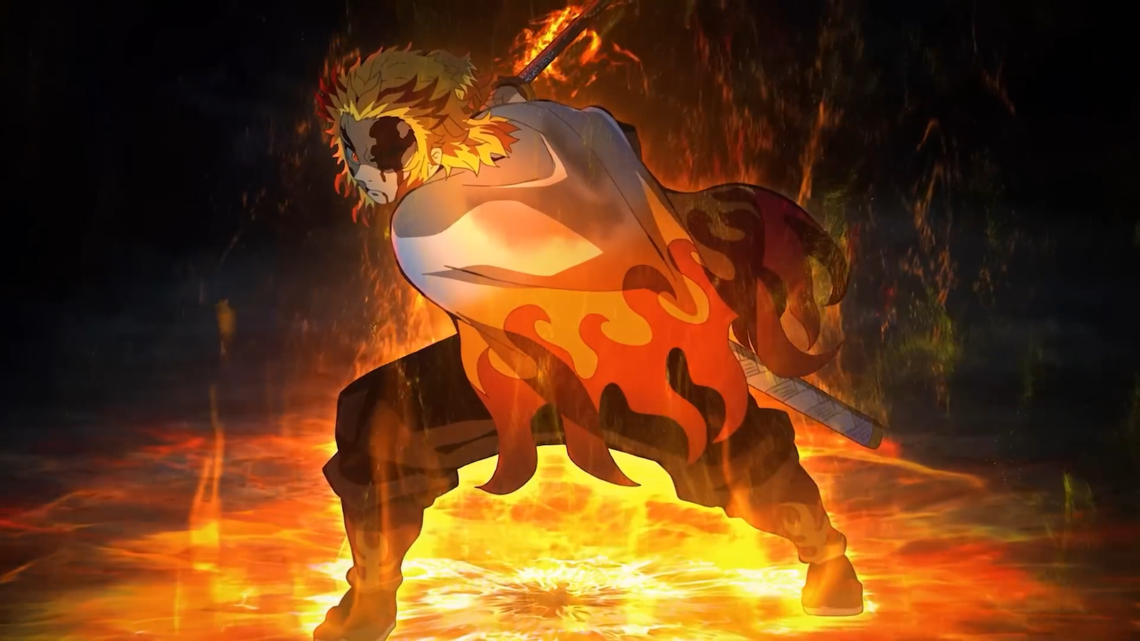 Download Free Rengoku Lock Screen Wallpaper