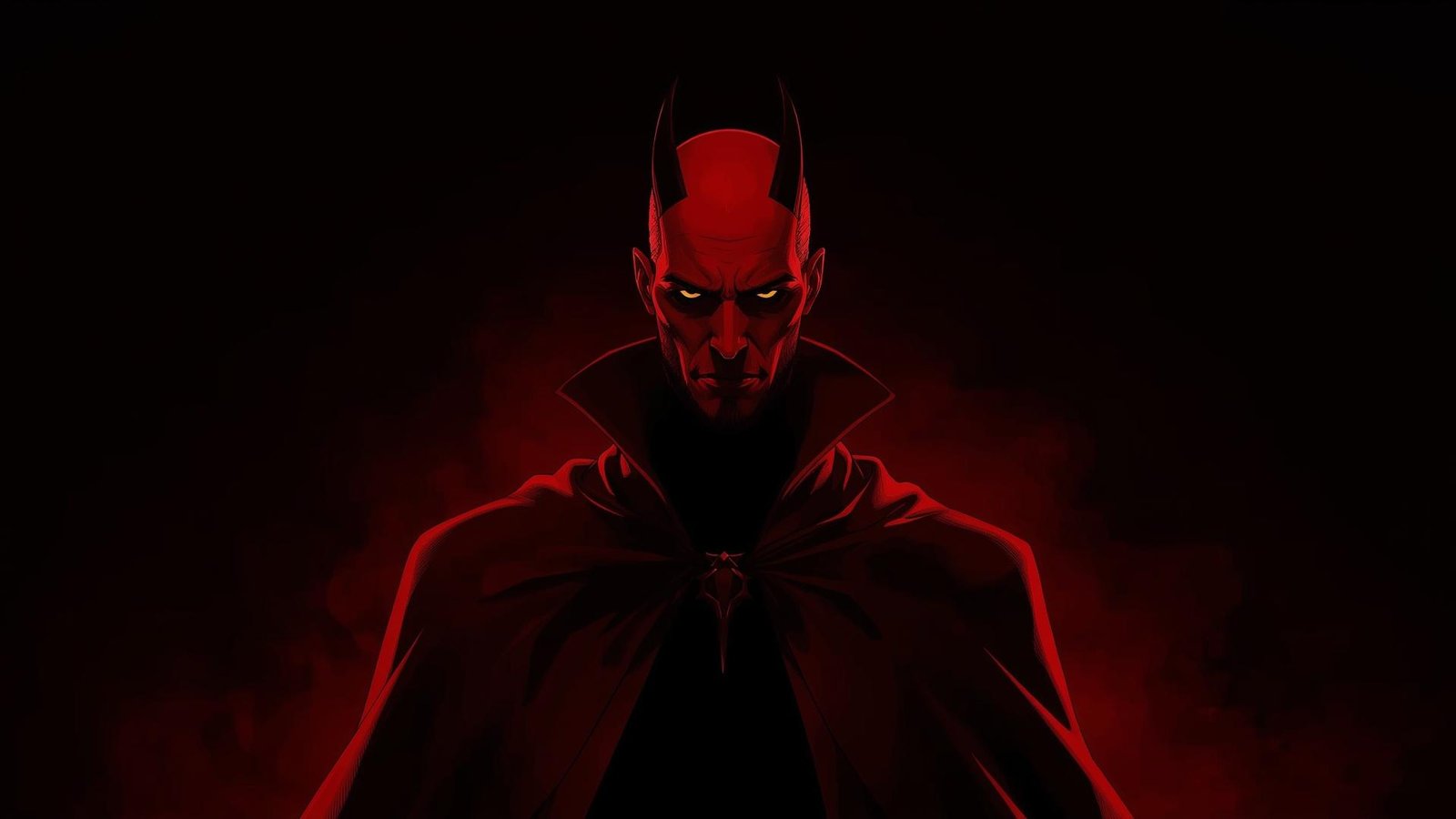 Download Free Mephisto in Hell-Themed Background