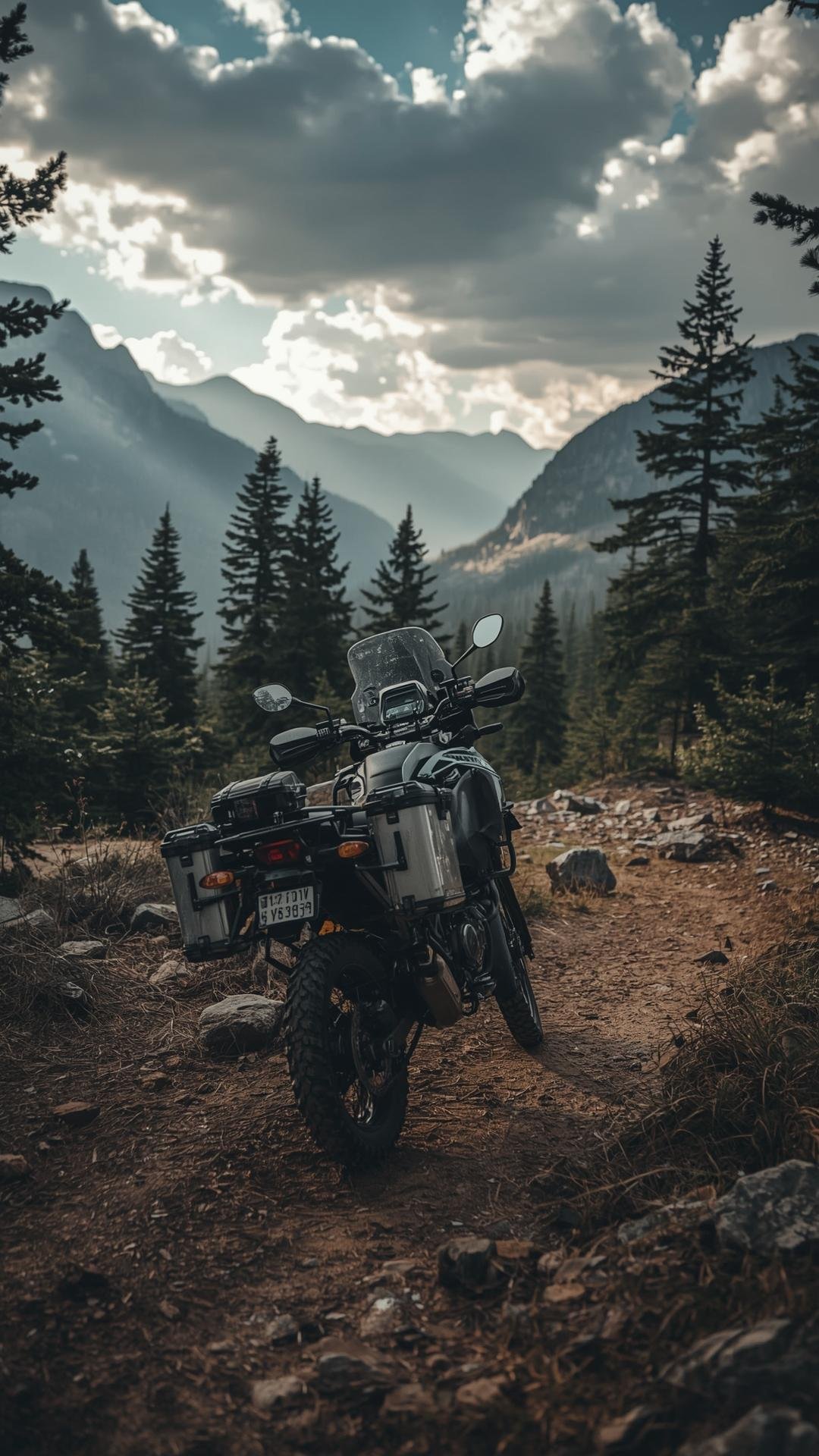 Download Free Adventure Bike Nature Ride Wallpaper