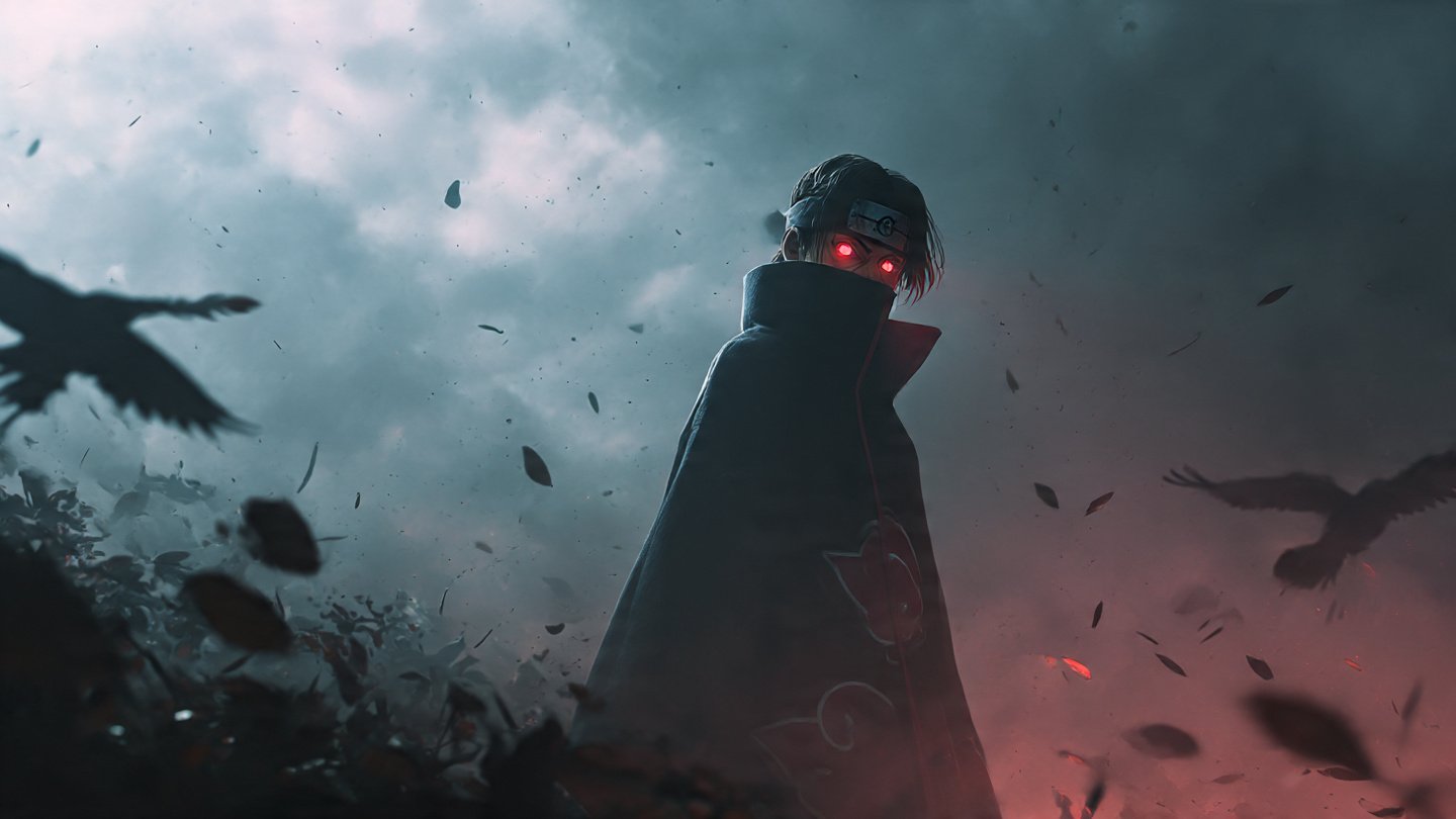 Dark Itachi Uchiha Wallpaper Pc HD 4K wallpaper for mobile and desktop, free HD background download for iPhone and laptop - FreezyStock