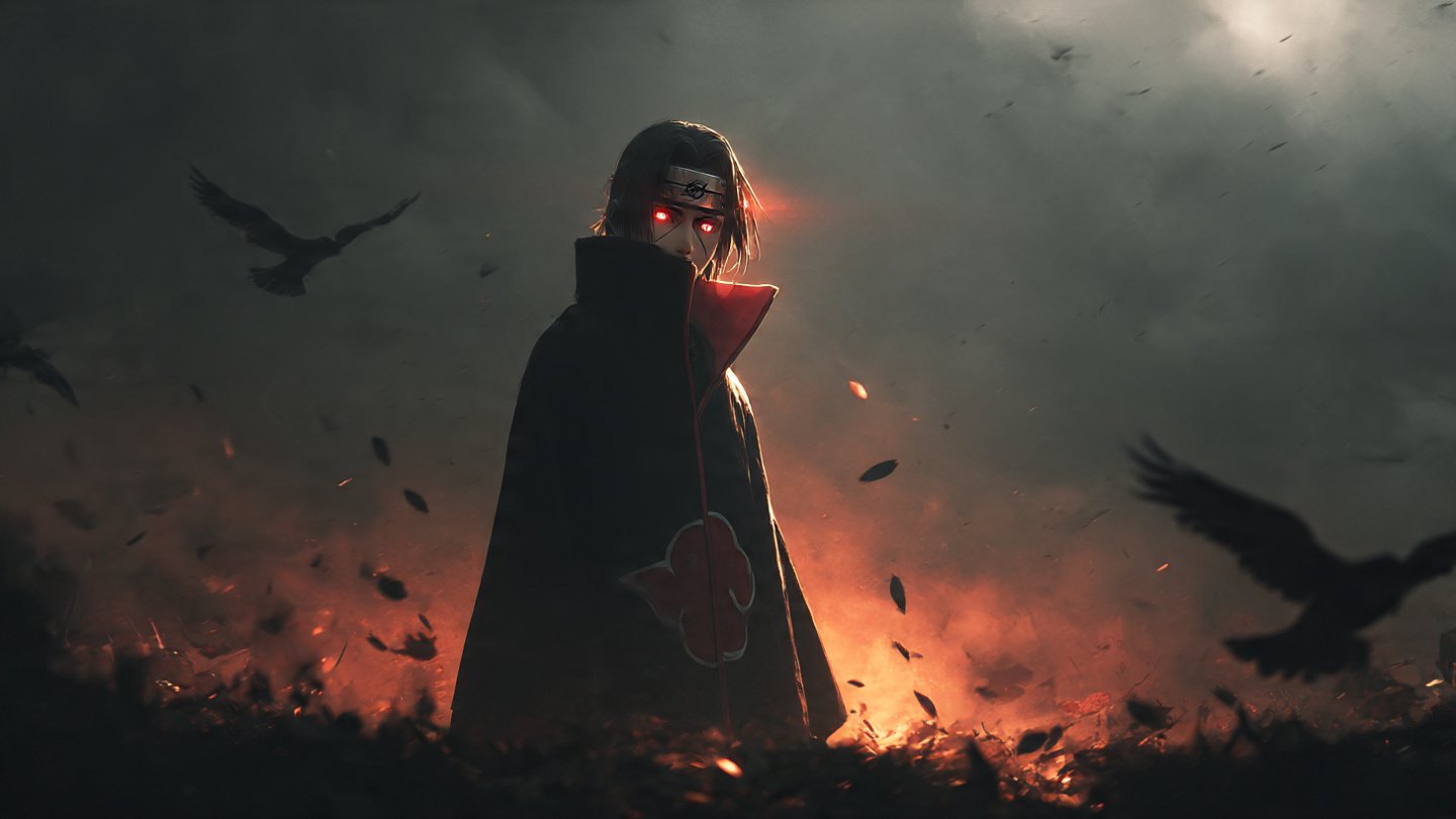 Dark Itachi Uchiha Wallpaper Laptop HD 4K wallpaper for mobile and desktop, free HD background download for iPhone and laptop - FreezyStock