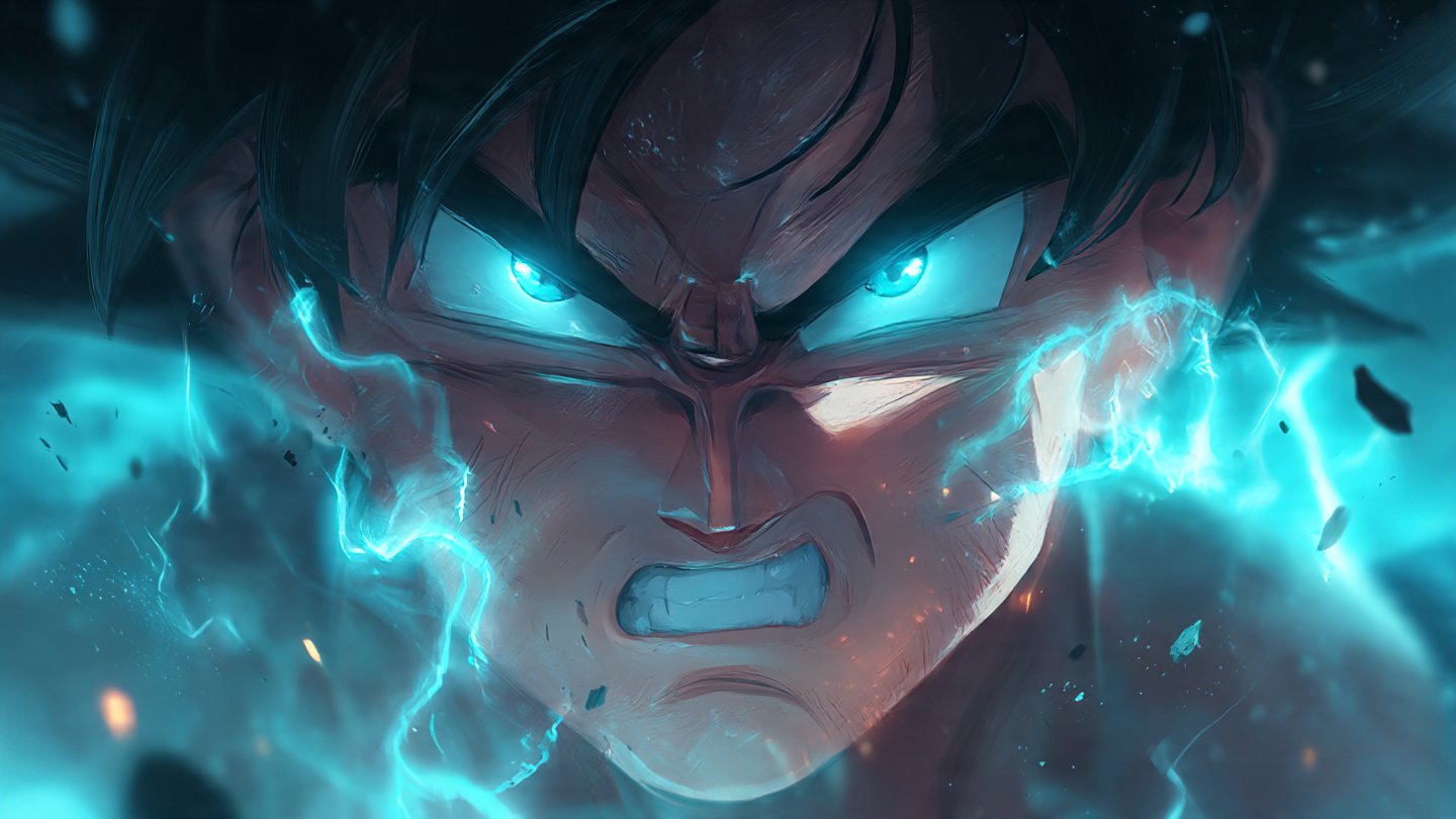 Goku Wallpaper 4k Dark Theme HD 4K wallpaper for mobile and desktop, free HD background download for iPhone and laptop - FreezyStock