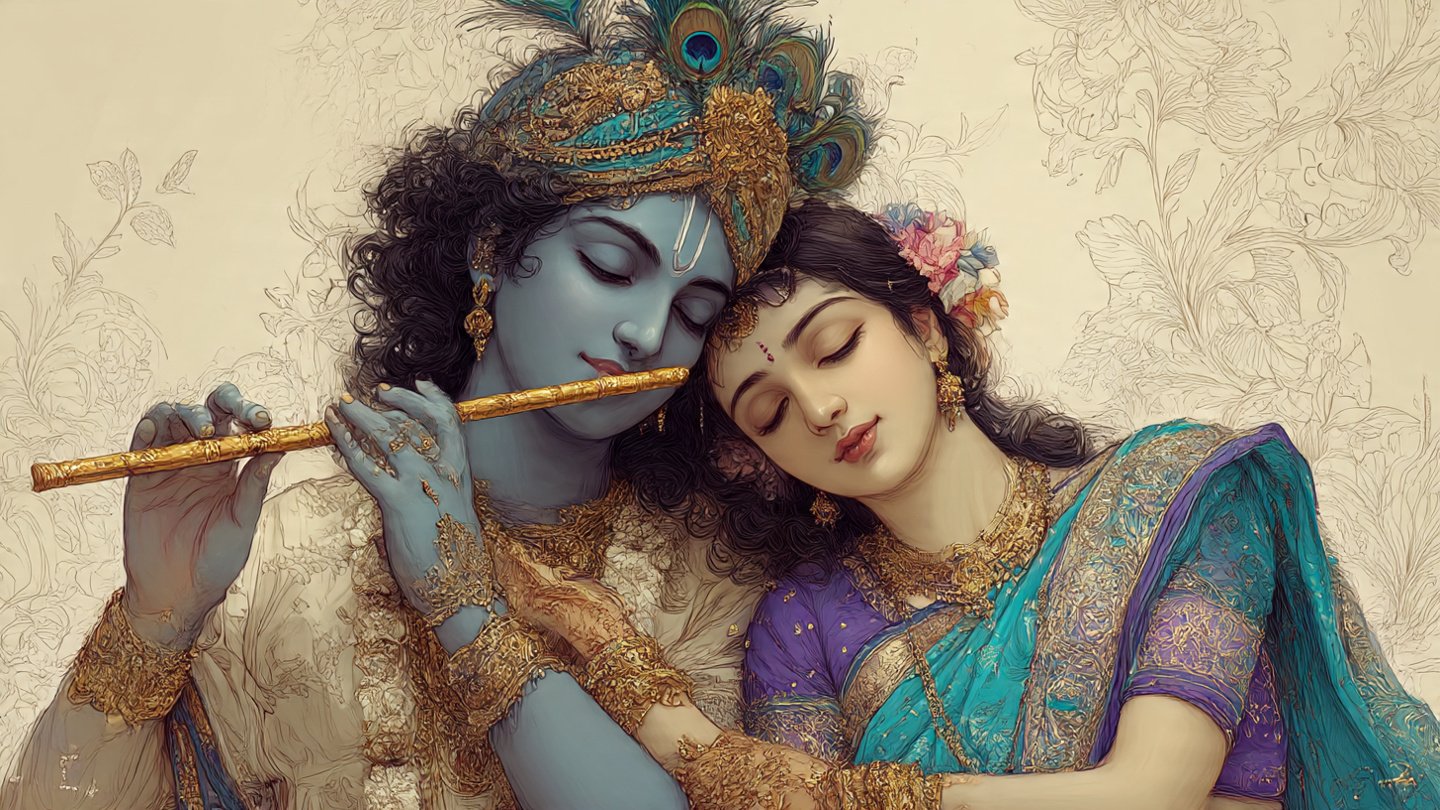 Radha Krishna Hd Wallpaper HD 4K wallpaper for mobile and desktop, free HD background download for iPhone and laptop - FreezyStock