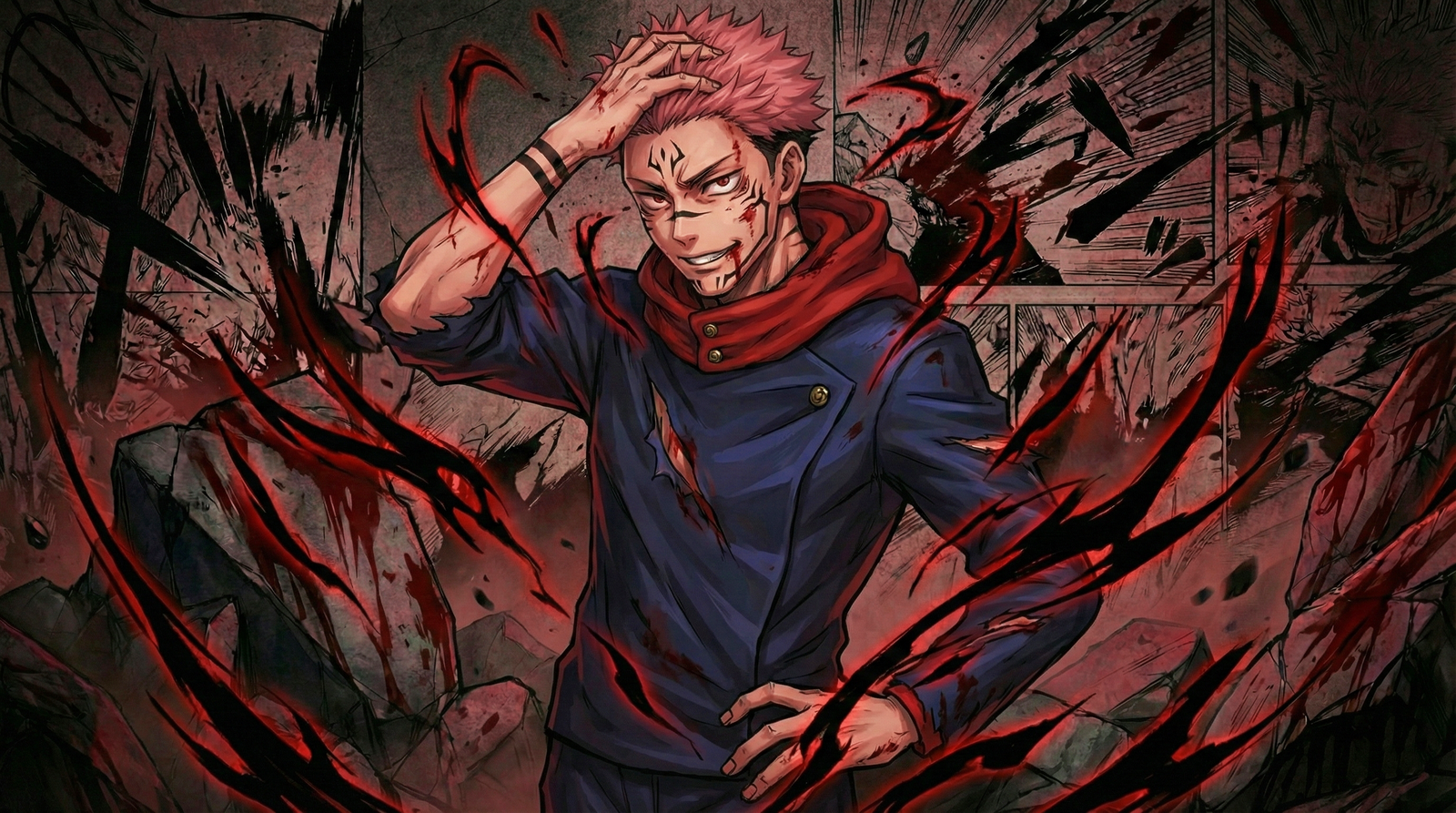 Sukuna Anime Art 4k wallpaper 4k hd